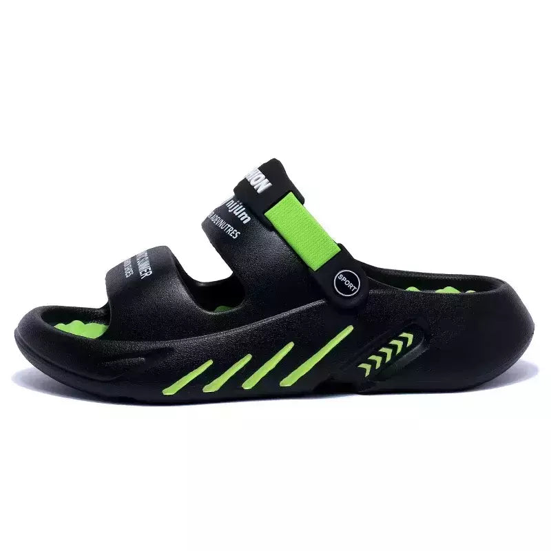 Sandálias casuais masculinas, sandálias originais, sapatos de praia de alta qualidade, tendência verão, 2021