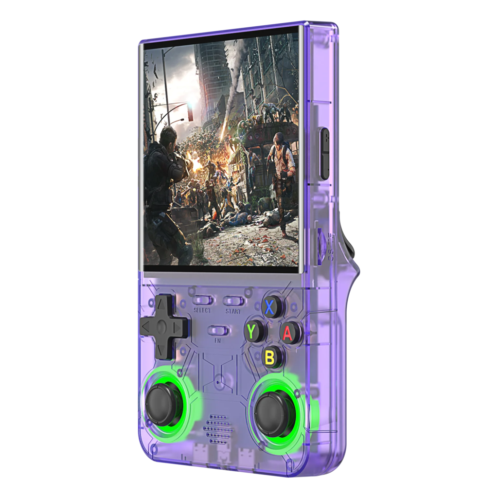 2025 r36 ultra open source r36s console de videogame sistema linux 4.0 Polegada tela ips portátil bolso player vídeo 64g melhores jogos