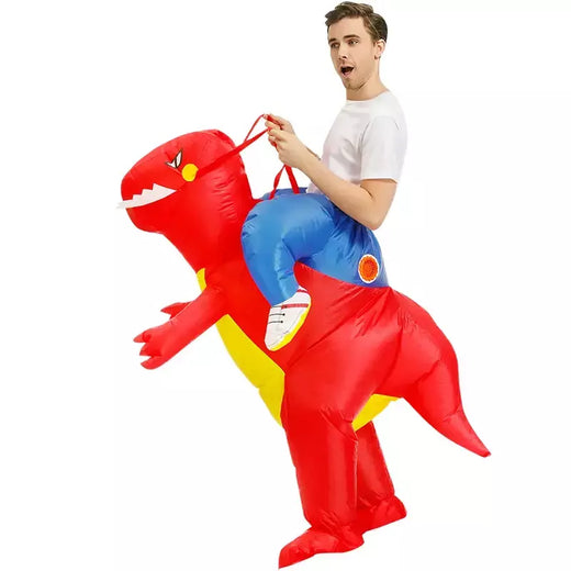 Traje inflável do dinossauro para homens e mulheres, anime do Purim, fantasia, mascote, Natal, dia das bruxas, cosplay, trajes, vestido, T-rex, adulto