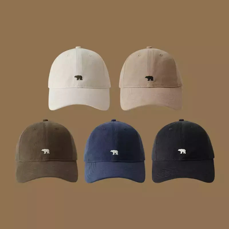 Unisex Cartoon Bear Bordado Boné de beisebol, algodão macio, Hip Hop Snapback Caps, Esportes Dad Trucker Sun Visor Hat, Homens e mulheres