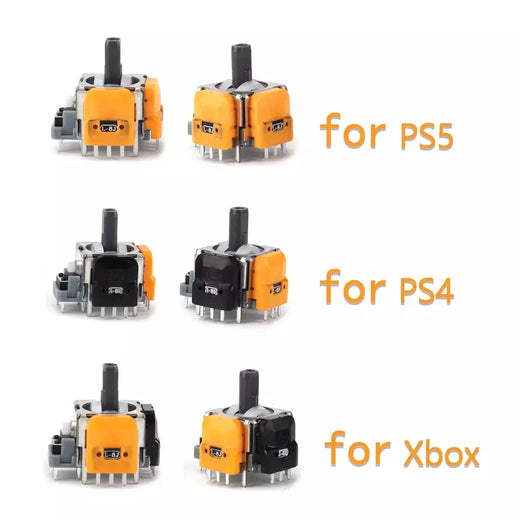 Joystick de efeito hall de substituição, sensor analógico 3d, polegar para ps5/ps4/xbox one/série, controlador, peças de reparo, acessório