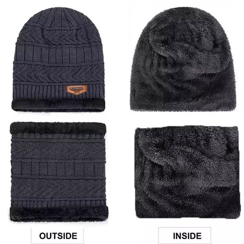 Chapéu coral de veludo masculino e feminino, boné de malha, protetor de pescoço, cachecol, cachecol, exterior, equitação, quente, espessamento mais, inverno