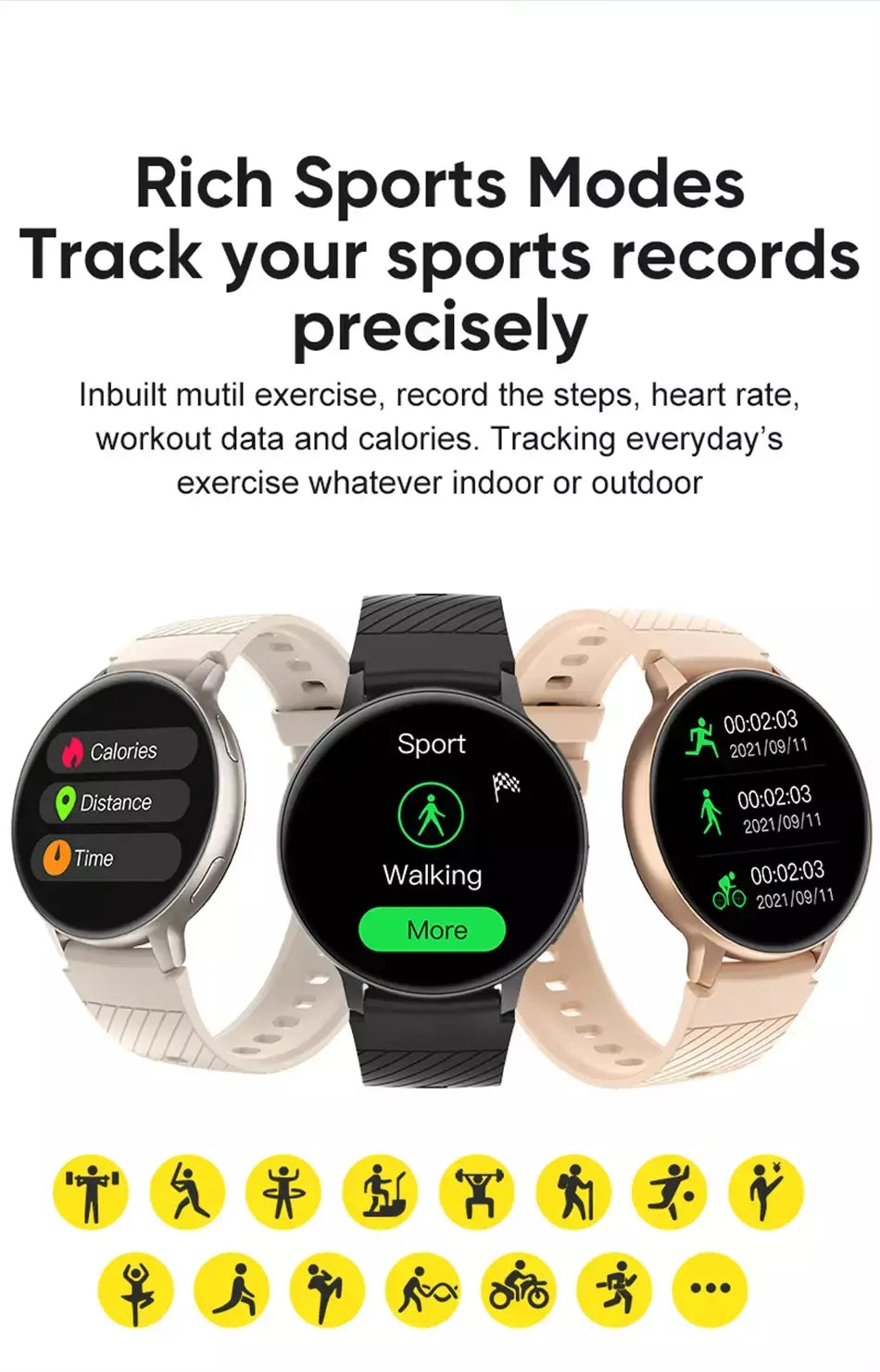 Xiaomi chamada relógio inteligente feminino mostrador personalizado relógios de aço masculino esportes rastreador fitness freqüência cardíaca smartwatch para android