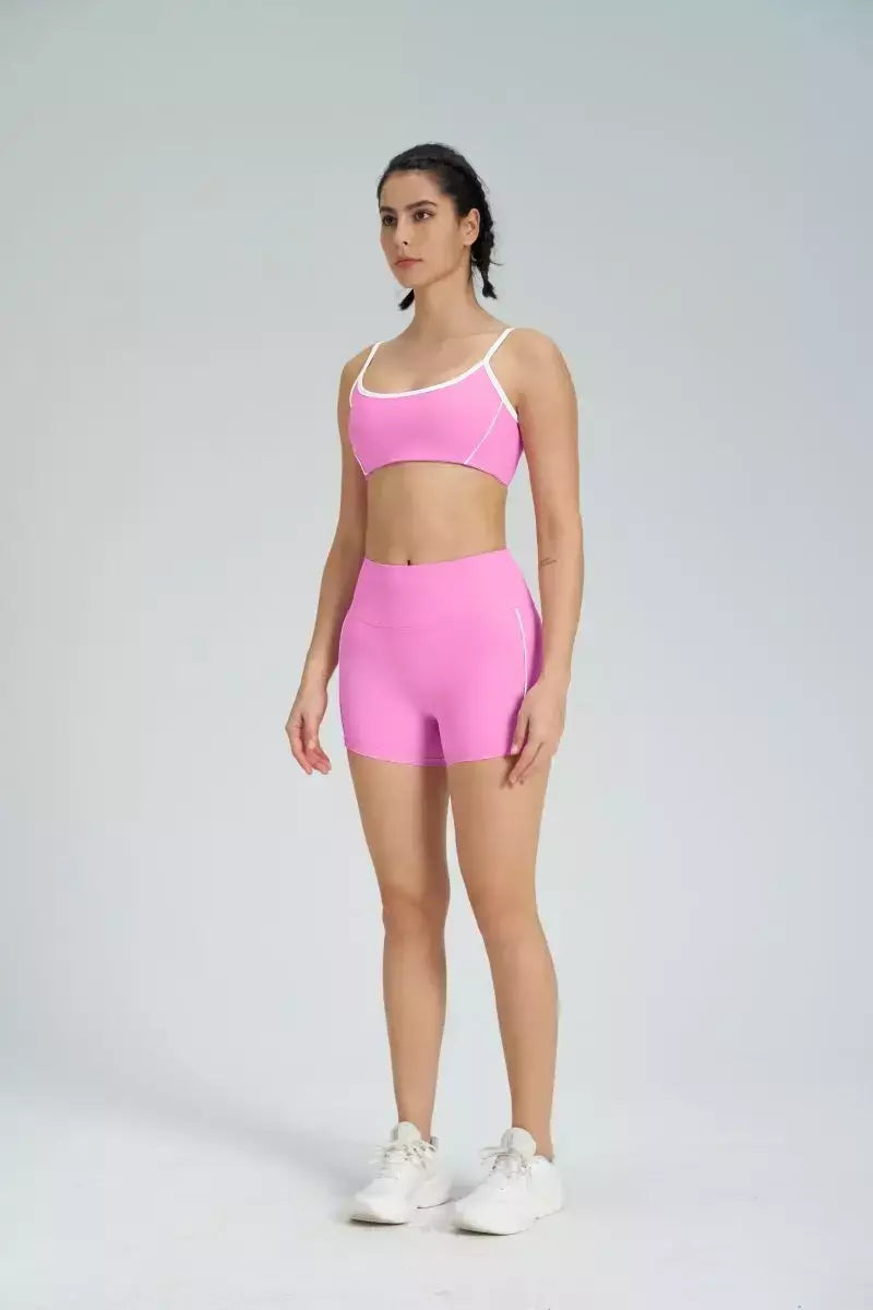 Terno de Yoga Patchwork de duas peças para mulheres, cintura alta Flare Leggings, roupas de treino Fitness Sportswear agasalho