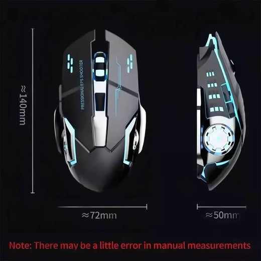 Mouse bluetooth para jogos, mouse sem fio recarregável, usb, mecânico, e-sports, luz de fundo, pc gamer, mouse para computador