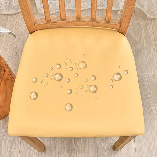 Impermeável PU Tecido Stretch Chair Cover, Seat Almofada Covers, Big Elastic Seat Case, Jantar, Casa, Festa, 1 Pc