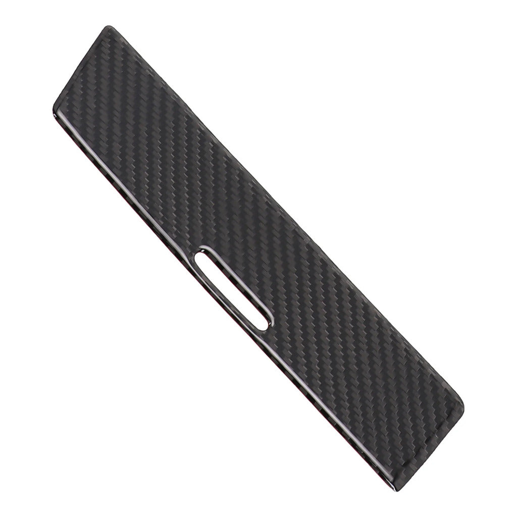 2pc interior do carro tira central cobre decoração guarnição para bmw velha série 3 e46 1998-2005 substituição preto tipo adesivo acessórios