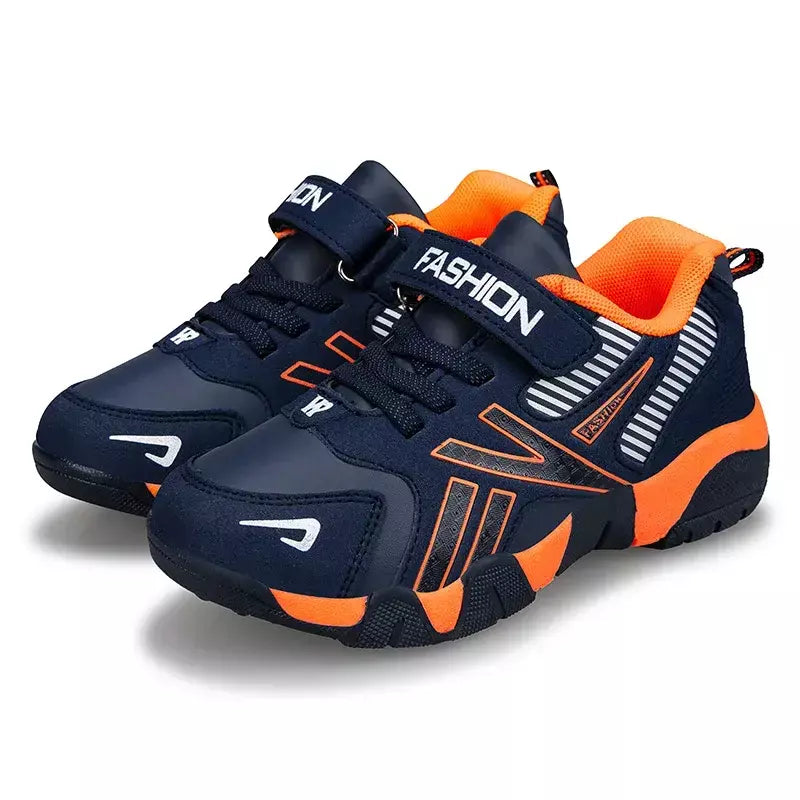 Crianças meninos sapatos escola esportes moda couro para crianças tênis casuais menino correndo andando sapato ao ar livre