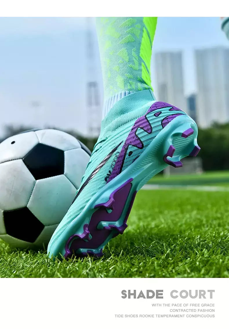 Sapatos de futebol antiderrapantes profissionais para homens, botas de treinamento Grass Society, grampos de qualidade superior, botas originais, novos