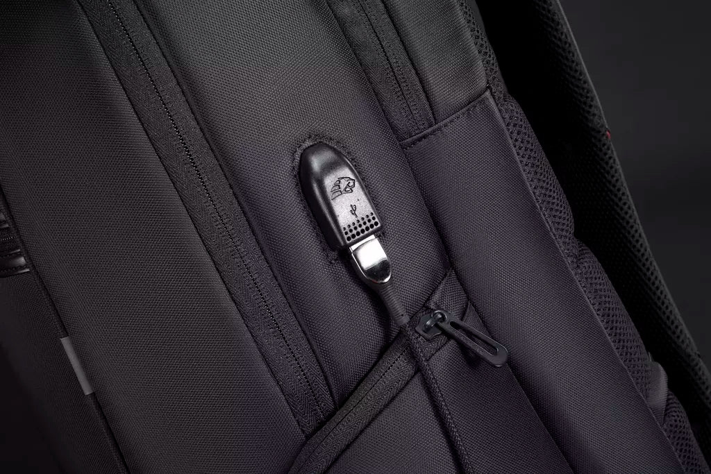 Kingsons bolsa masculina à prova d'água, mochila para laptop de 17 polegadas com carregamento usb externo, mochila antifurto para laptop, multicamadas