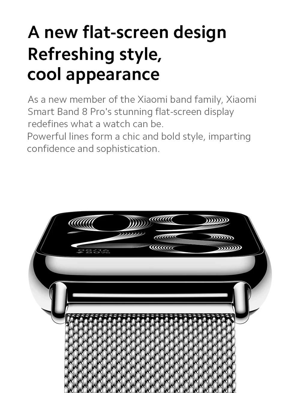 Versão global xiaomi mi band 8 pro pulseira inteligente 5atm à prova dwaterproof água 150 modos esportivos 1.74 "tela amoled gps oxigênio no sangue