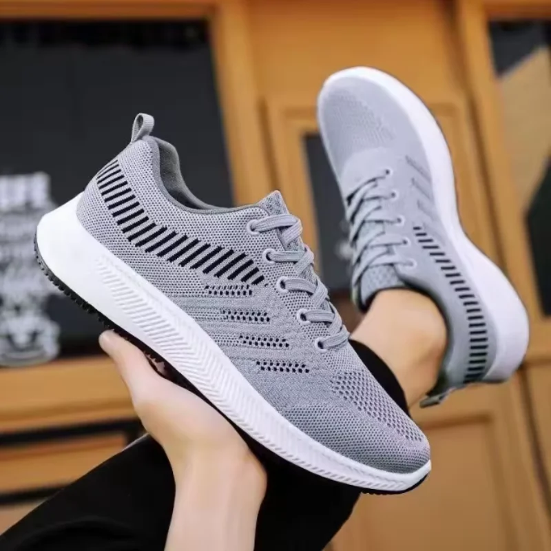 Homens mulheres vulcanizadas casuais tênis de corrida leve respirável tênis de fitness atlético unisex calçados esportivos