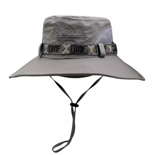 Chapéu de aba larga para homens, proteção UV, chapéu de pescador, boné protetor solar de praia, Panamá, safári, caça, caminhadas, ao ar livre, verão