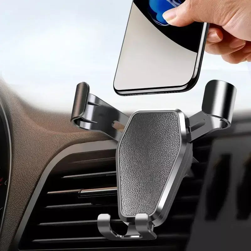Suporte universal de gravidade para celular, clipe de ventilação de ar para carro, suporte para celular, suporte gps para iphone e samsung