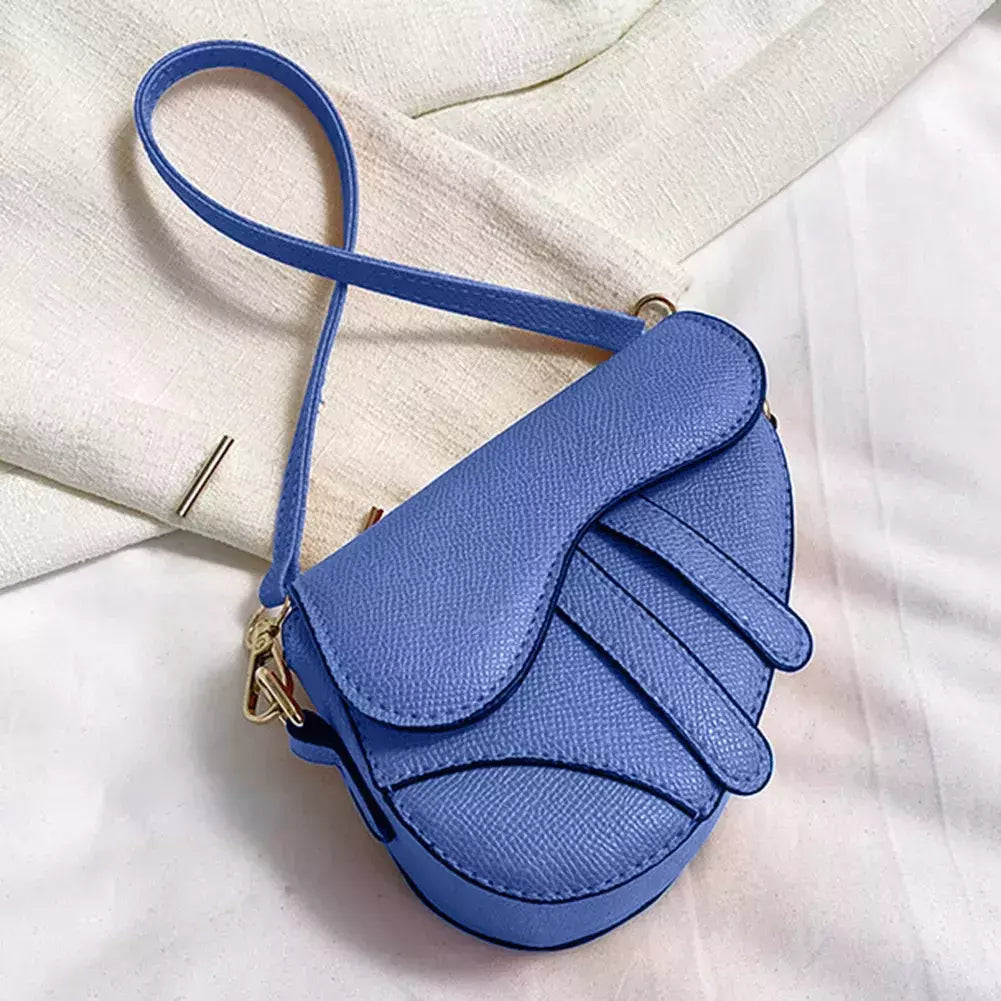 Sacos portáteis do mensageiro do ombro único para mulheres, bolsa crossbody de couro, bolsa simples, bolsas sela