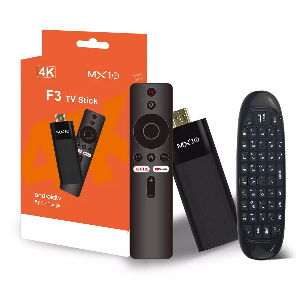 Diretamente da fábrica MX10-F3 TV Stick 4K Android 11 Allwinner H313 2.4G & 5G Wifi 2GB 16GB tv box fire tv stick 4k