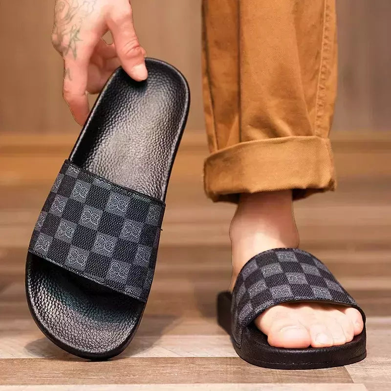 Chinelos de Eva com fundo macio para homens e mulheres, sandálias planas, sapatos de praia ao ar livre, chinelos, verão 2022