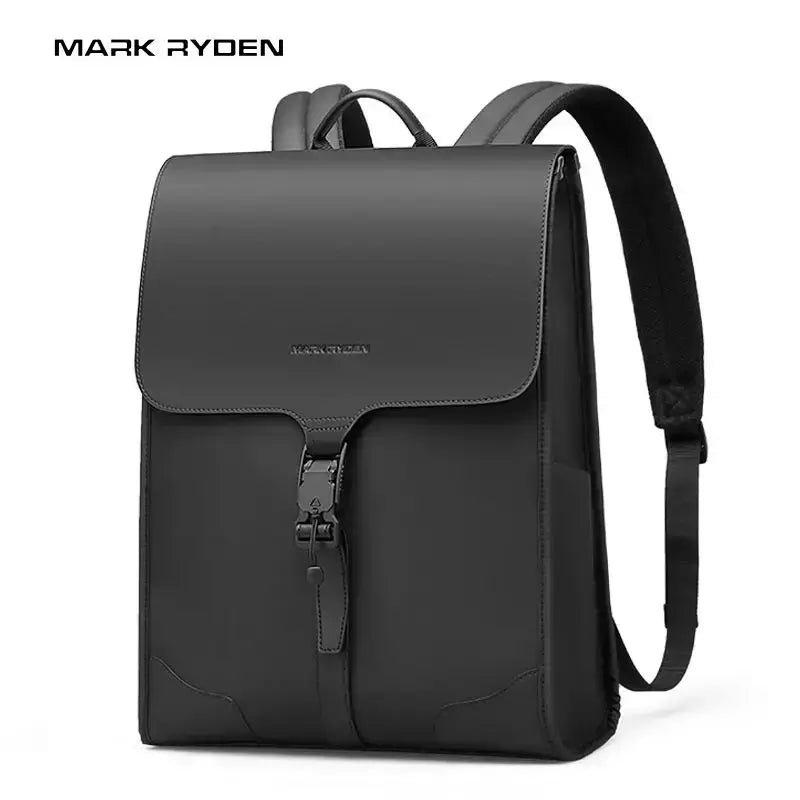 Mark Ryden-Mochila impermeável para laptop de grande capacidade para homens, mochilas casuais masculinas, bolsa de viagem de negócios, mochilas escolares de 15,6";;VERDADEIRO;;"MR 1622 BLACK,16 polegadas