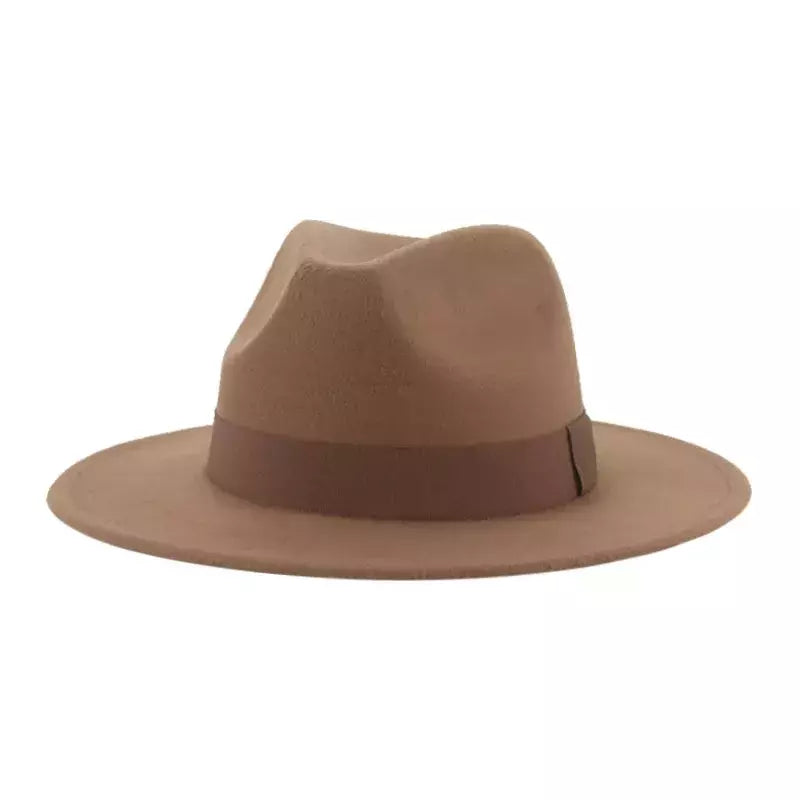 chapeu feminino chapeu chapeu masculino gorro Chapéu fedora mulheres fita banda homens chapéus de aba larga igreja casamento clássico bege branco chapéu do inverno das mulheres dos homens 2021 new gorras hombre