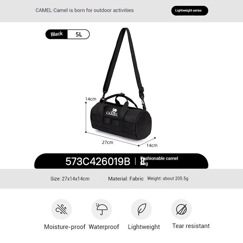 Bolsa de ombro única para esportes ao ar livre Golden Dome, bolsa crossbody fitness na moda, casual para homens e mulheres