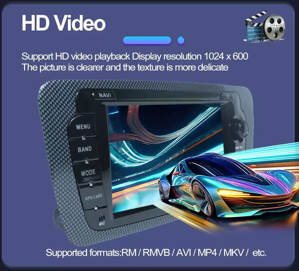 Rádio automotivo sem fio carplay android auto para seat ibiza 6j 2009 - 2013 4g wifi multimídia navegação gps 2din 7 "unidade principal estéreo