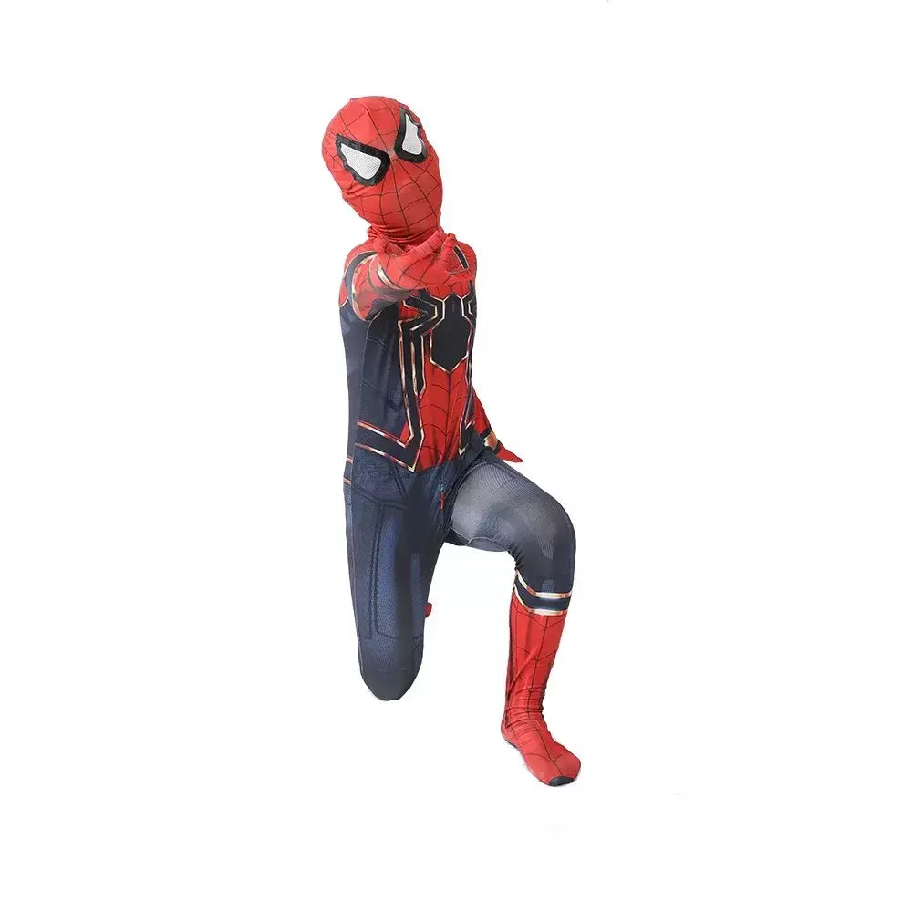 Tamanhos 100-190 traje do homem aranha presente de aniversário festa vestir-se homem-aranha clássico milhas super-herói cosplay traje
