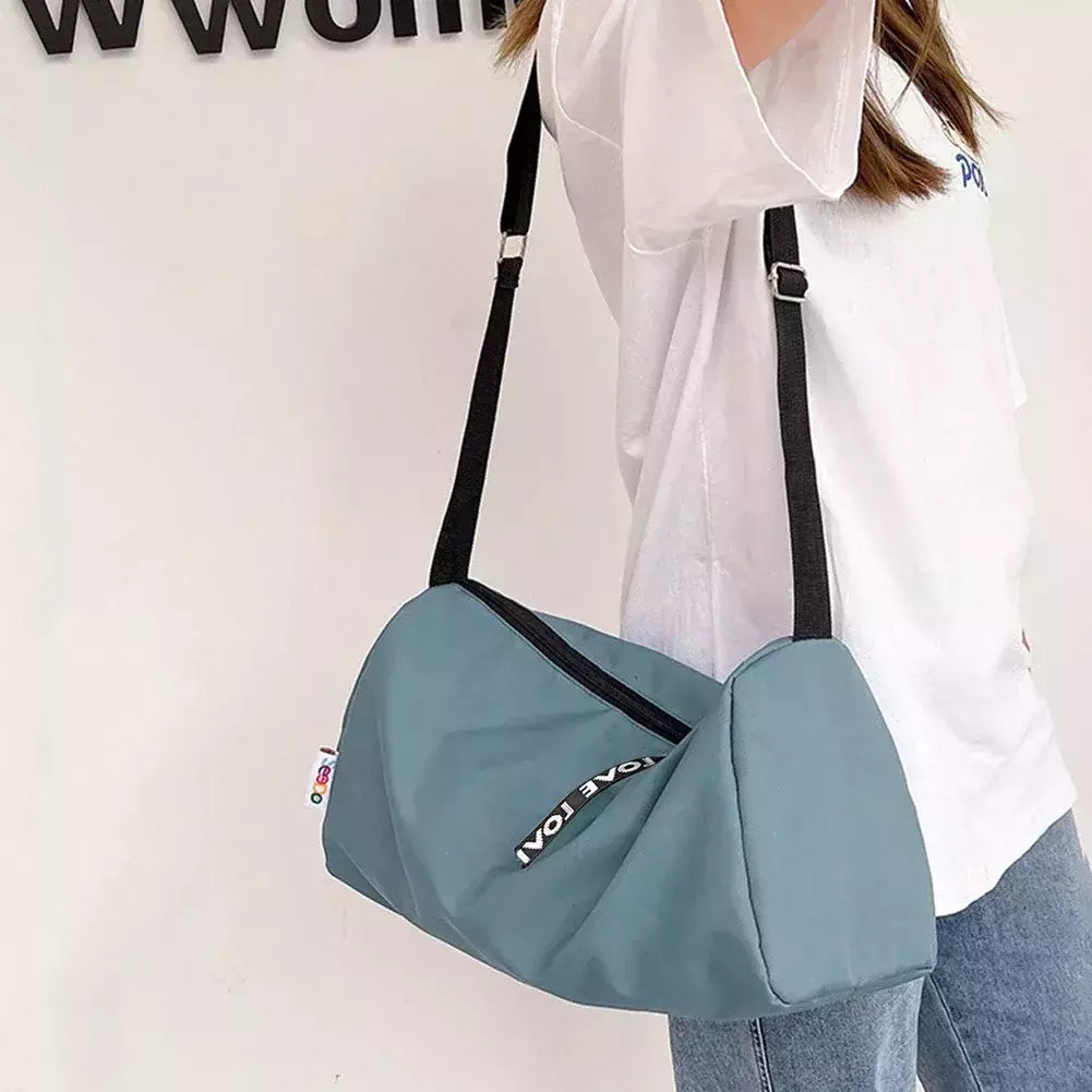 Impermeável Folding Travel Bags para Mulheres, Saco De Treinamento De Fitness, Grande Capacidade, Saco De Ioga, Bagagem Ultraleve, Mochila Esportiva