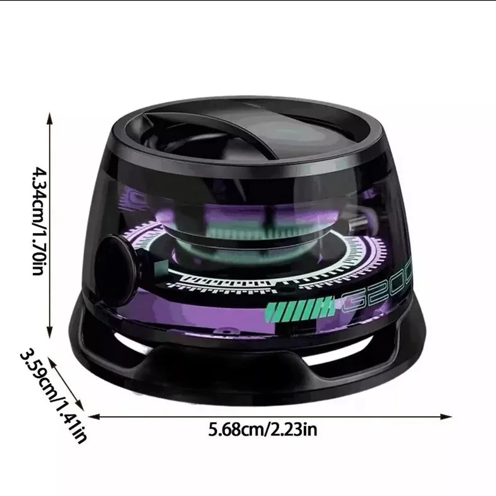 Portátil mini viagem estéreo ao ar livre magnético bluetooth alto-falante rgb iluminação alto-falante magnético bt5.3 suporte do telefone para ios