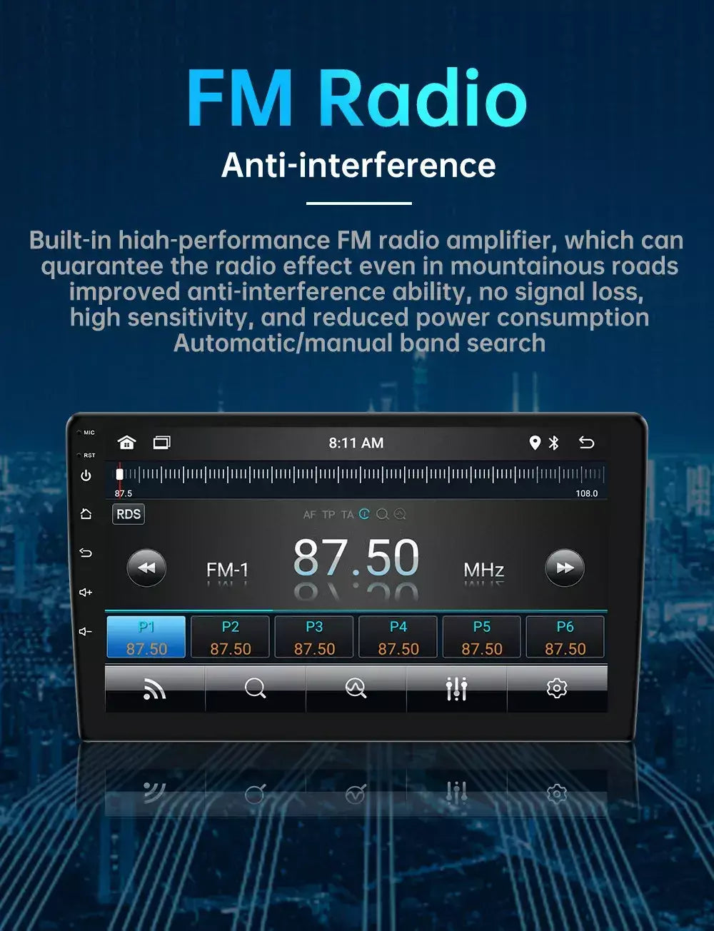 7/9/10 polegada universal android 13 rádio do carro 64g autoradio android 2 din rádio do carro gps bt central multimídia sistemas de carro inteligente