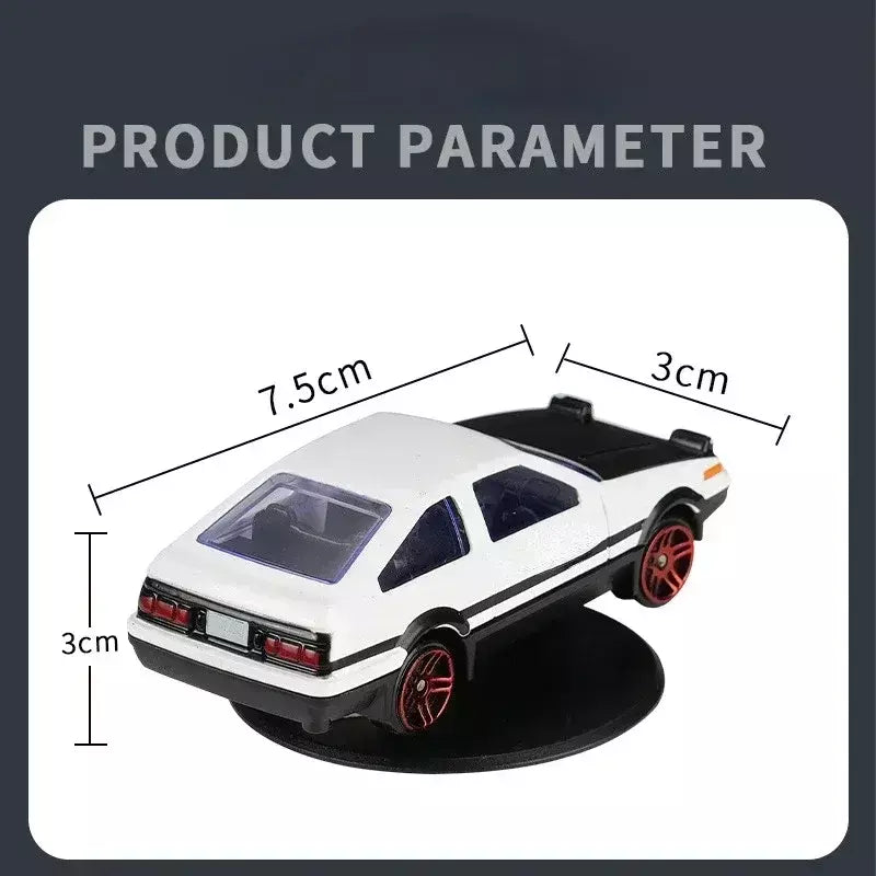 Balanço e deriva com o modelo de carro para ae86 decoração de carro liga fundida meninos brinquedos carros puxar para trás ornamentos de carro interior