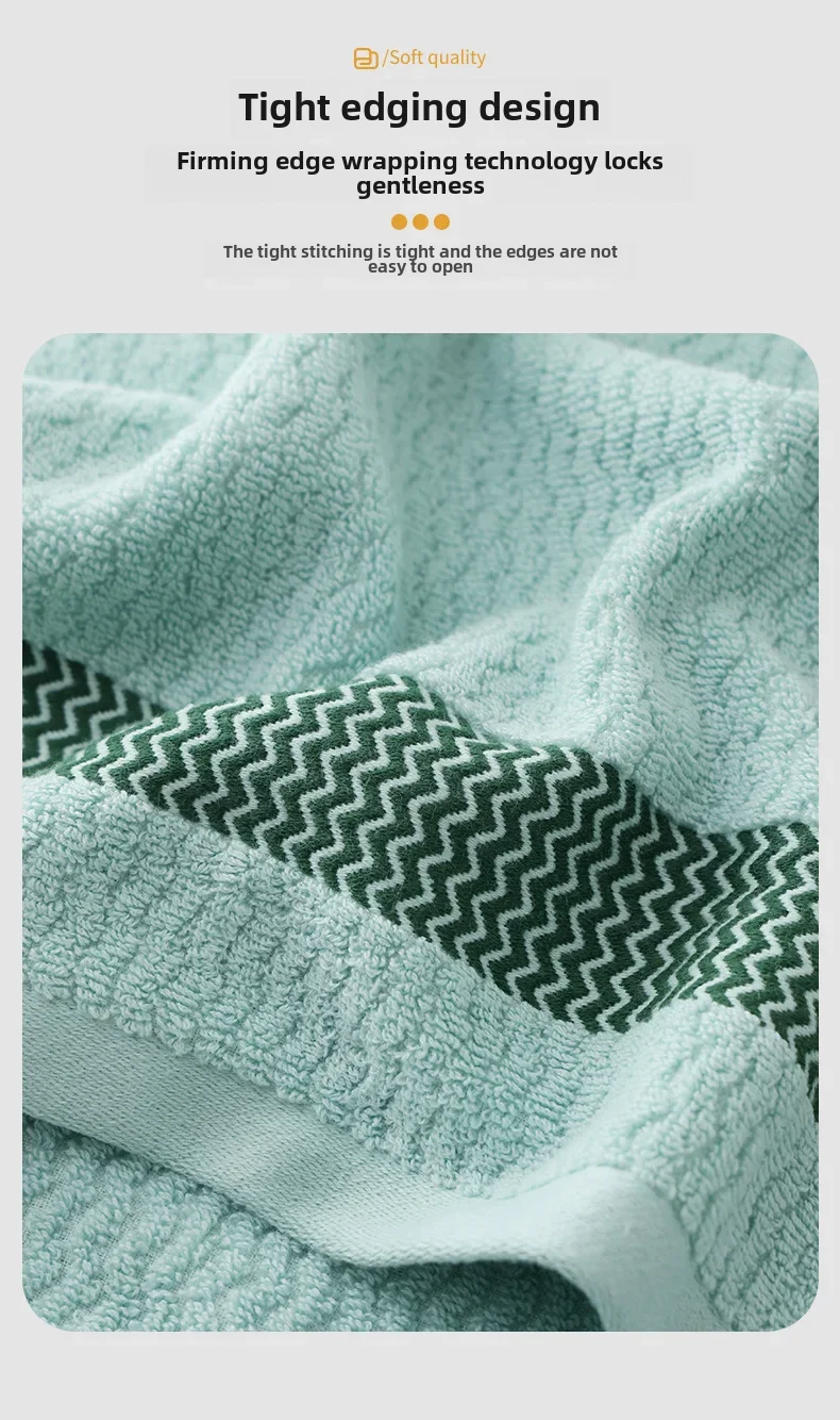 Absorvente Soft Face Toalhas para Adultos, Toalhas Domésticas, Algodão Grosso, Não é fácil de derramar, Lint, Atacado