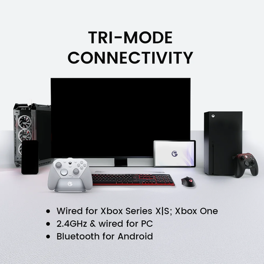 GameSir G7 Pro Xbox Gaming Controller Gamepad com fio para Xbox Series X | S, Xbox One X | S, Steam, PC, Android com base de carregamento