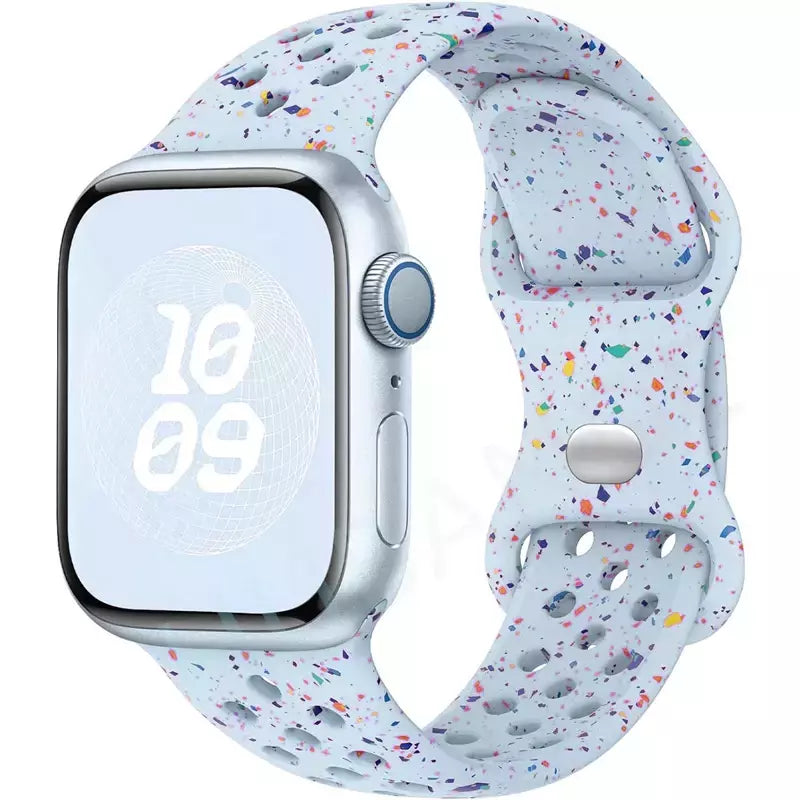 Correia Desportiva Respirável para Apple Watch, Band, Correa, iWatch Series 8, SE, 7, 6, 5, 9 Ultra, 44mm, 49mm, 45mm, 40mm, 41 milímetros, 38 milímetros, 42 milímetros