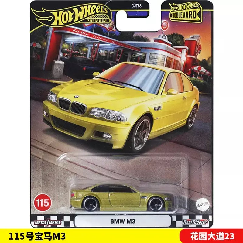 Mattel Hot Wheels Premium Boulevard 1/64 Boulevard 21-25 TOYOTO MAZDA Série Carro Colecionável Brinquedos Veículo Diecast