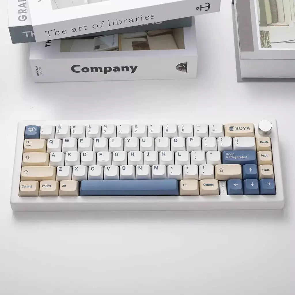 1 conjunto xda gmk leite de soja keycaps 144 teclas pbt keycap sublimação de tinta para cereja gatrron mx interruptores teclado mecânico xda keycap
