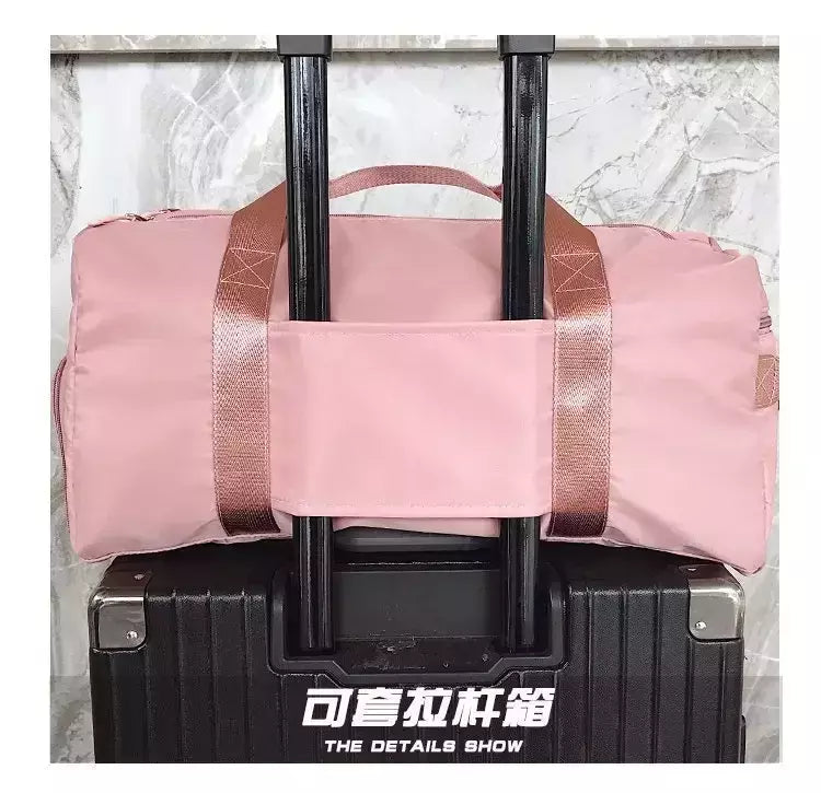 Impermeável Nylon Sports Gym Bags para Homens e Mulheres, Bolsa de Viagem, Yoga Mat, Sapatos Compartimento, Treinamento, Fitness, ao ar livre