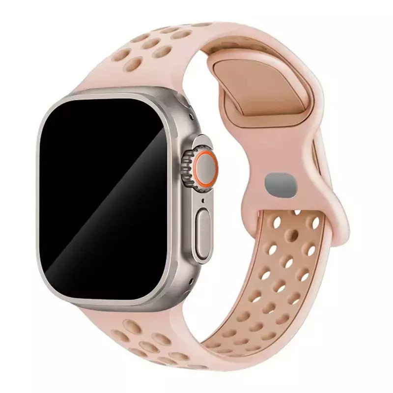 Correia Desportiva Respirável para Apple Watch, Band, Correa, iWatch Series 8, SE, 7, 6, 5, 9 Ultra, 44mm, 49mm, 45mm, 40mm, 41 milímetros, 38 milímetros, 42 milímetros