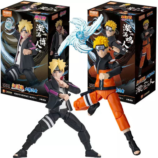 (Em estoque) novos blocos originais naruto boruto campeão classe versão naruto genuíno montado figuras de ação brinquedos pvc modelo presente