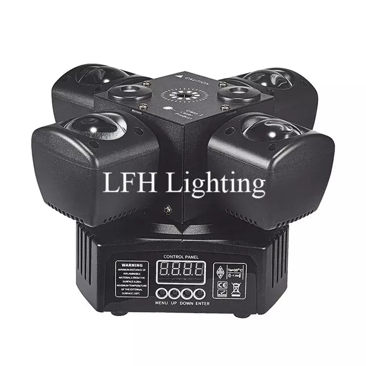 Controle remoto led feixe de luz cabeça móvel dmx vermelho & verde laser âmbar flash efeito iluminação dj discoteca festa luzes palco
