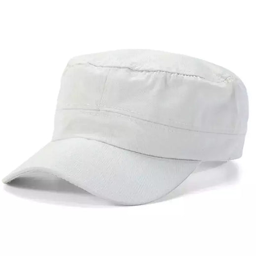 Chapéu unissex ajustável do exército, boné de cadete patrulha militar, liso, estilo clássico, moda vintage, 5 cores, 1pc