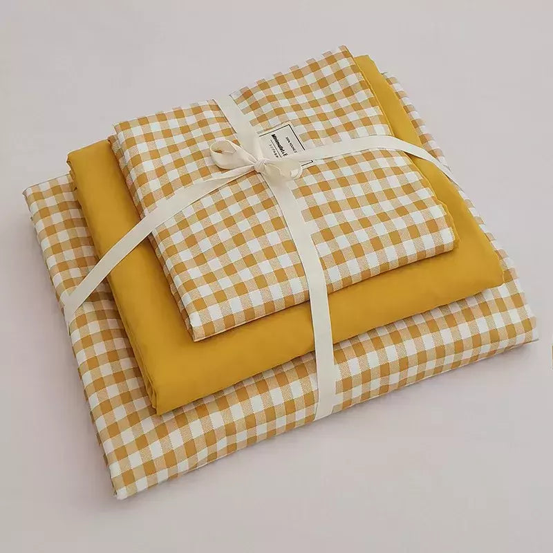 Microfibra Duvet Cover Set, escovado tecido de algodão lavado, manta Quilt, lençol, cama Set, Duplo, Rainha, Rei, 3 pcs, 4pcs