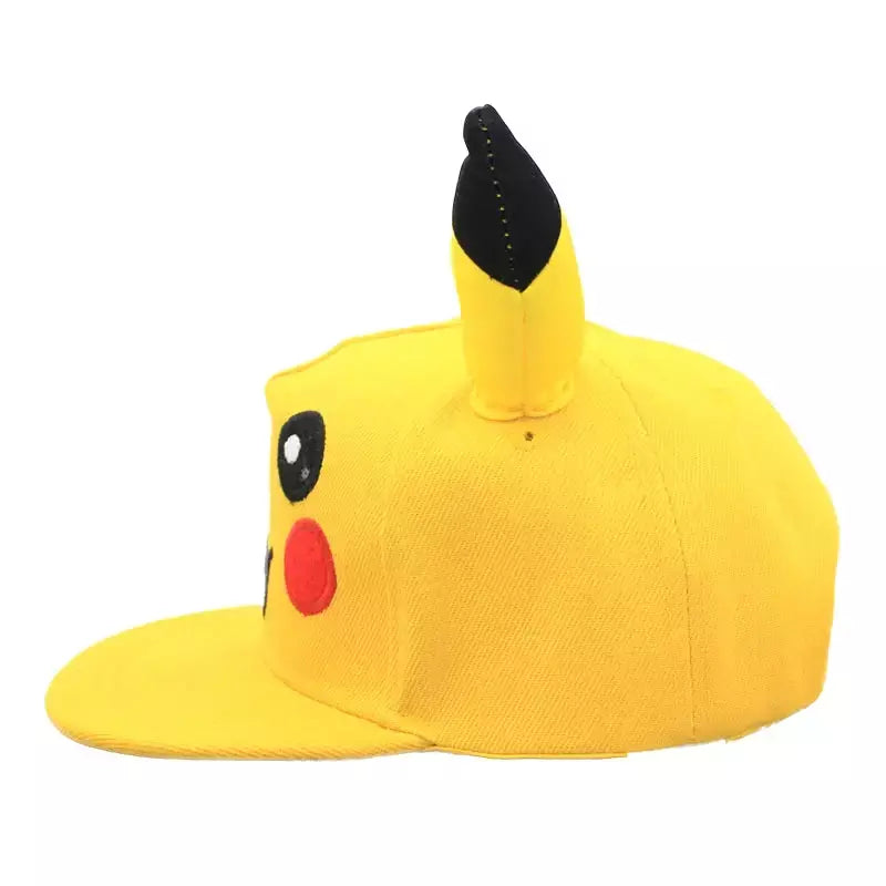 Anime figura pokemon boné de beisebol pikachu chapéu ajustável pokemon cosplay hip hop dos desenhos animados chapéus adultos menino menina crianças presentes aniversário