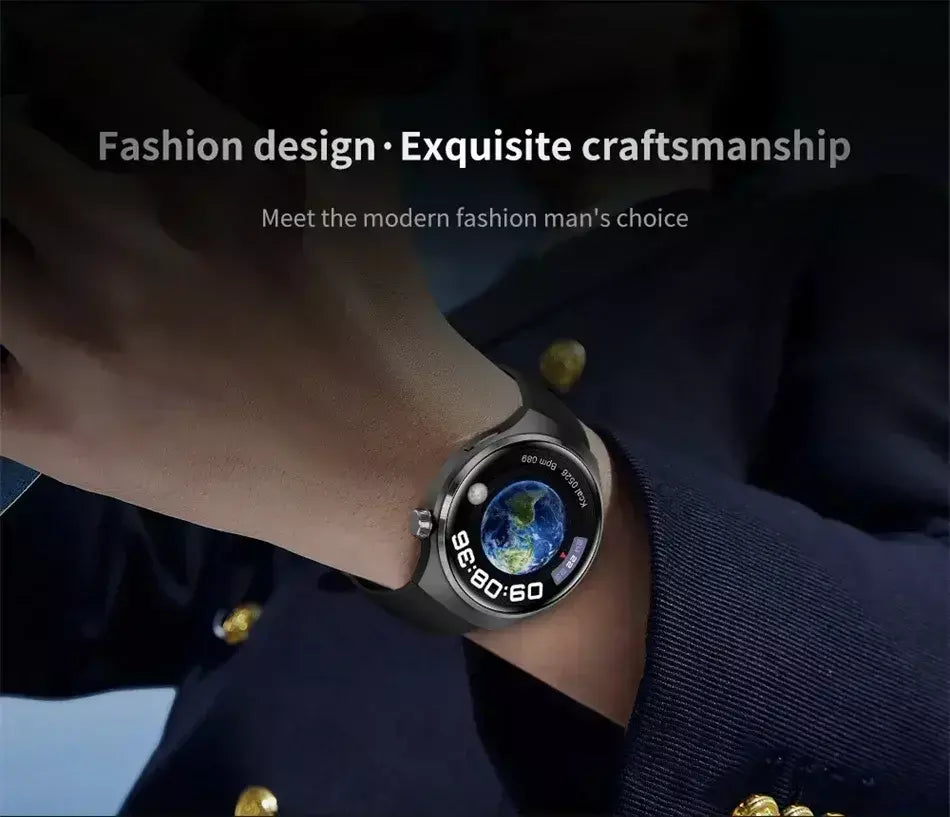 Xiaomi para pro relógio inteligente masculino 4 pro amoled tela hd bluetooth chamada gps nfc freqüência cardíaca açúcar no sangue smartwatch 2024 novo