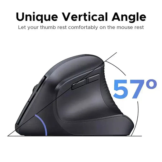 Rato vertical ergonômico mouse modo duplo sem fio 2.4g bluetooth ratos rgb 1600 dpi mouse silencioso para computador portátil desktop,Vertical Mouse Ergonomic Mouse Dual Mode Wireless Mouse 2.4G Bluetooth Mice RGB