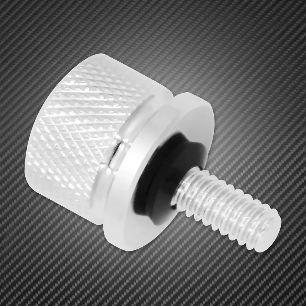Universal motocicleta traseiro fender assento parafuso porca guia kit de montagem botão capa para harley dyna sportster xl touring flhr softail