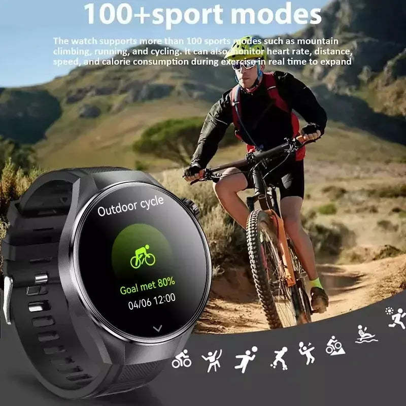 2025 novo relógio original g5 plus relógio inteligente 1.75 "hd tela amoled gps pista freqüência cardíaca bluetooth chamada bússola smartwatch para homem