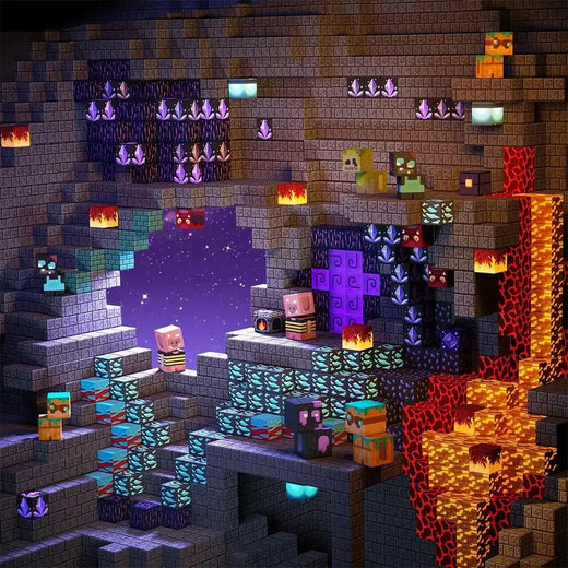 Blocos de construção magnéticos à base de jogo, caverna de construção com ímã, brinquedos de construção, presente sensorial para crianças, aniversário, 78/100/200 peças