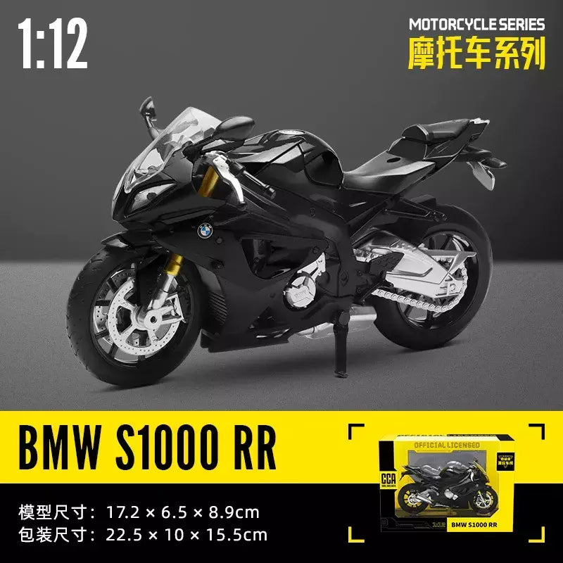 Cca 1:12 suzuki GSX-R1000 liga motocross licenciado modelo de motocicleta brinquedo carro coleção presente produção estática fundição