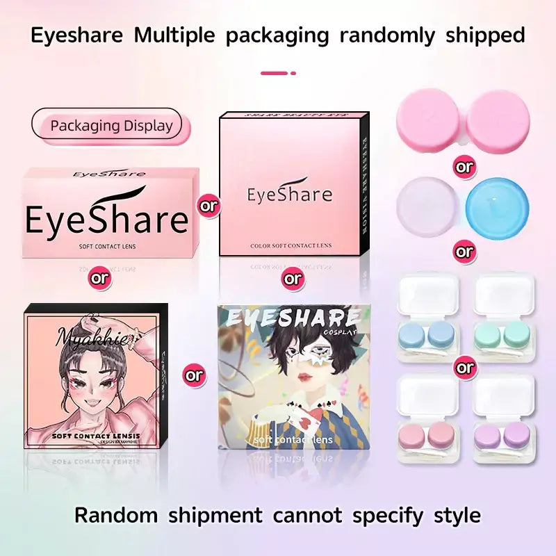 AMARA 1 par de lentes de contato coloridas para olhos, lentes azuis para cosplay de anime, lentes coloridas roxas, rosa y2k, lentes vermelhas coloridas