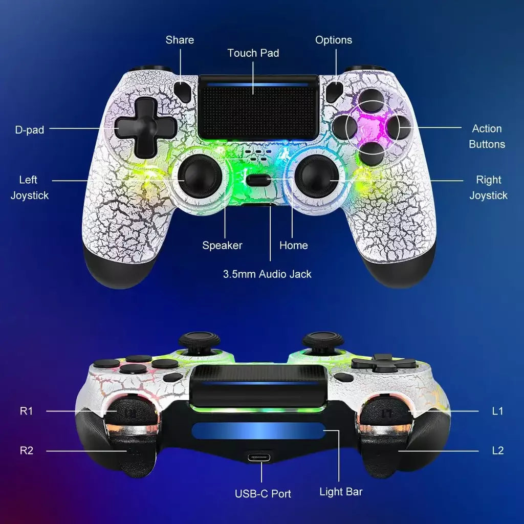 2025 novo controlador sem fio para sony ps4/slim/pro suporte bluetooth gamepad para playstation4 joystick console para pc/android